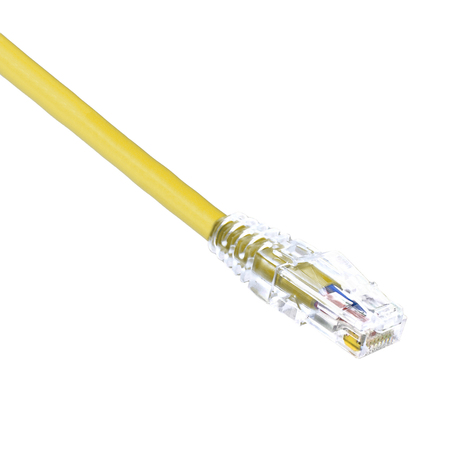 WELTRON 1Ft Cat 5E Yellow Rj45 Snagless Network Patch Cable - 1 Ft Rj45 M/M 90-C5ECB-YL-001